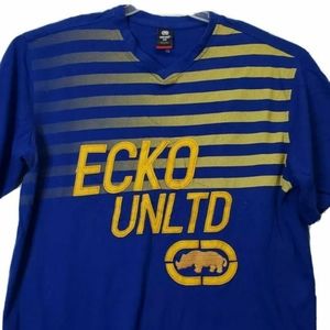 Ecko Unltd Men Short Sleeve Logo Front T-Shirt 4XLT